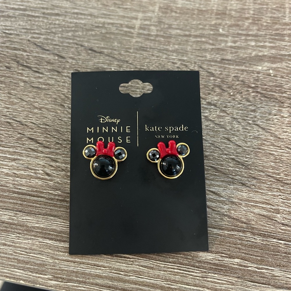 Kate Spade Minnie Mouse Stud Earrings